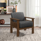 1048DG-1 - Accent Chair with Storage Arms
