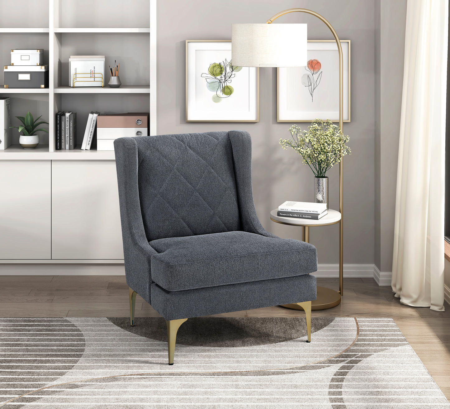1108DGY-1 - Accent Chair