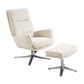 1159BE - Swivel Chair with Ottoman
