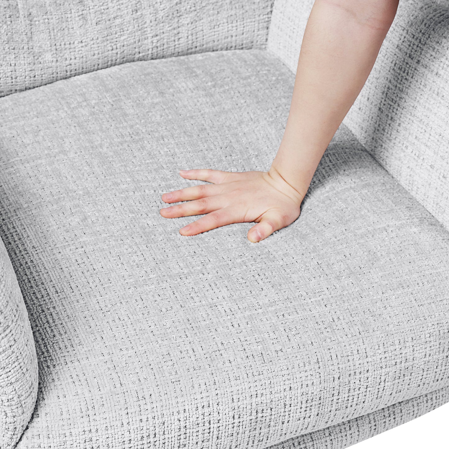 1159GY - Swivel Chair with Ottoman