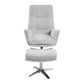 1159GY - Swivel Chair with Ottoman