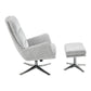 1159GY - Swivel Chair with Ottoman