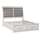 1303K-1CK* - (3) California King Platform Bed with Footboard Storage