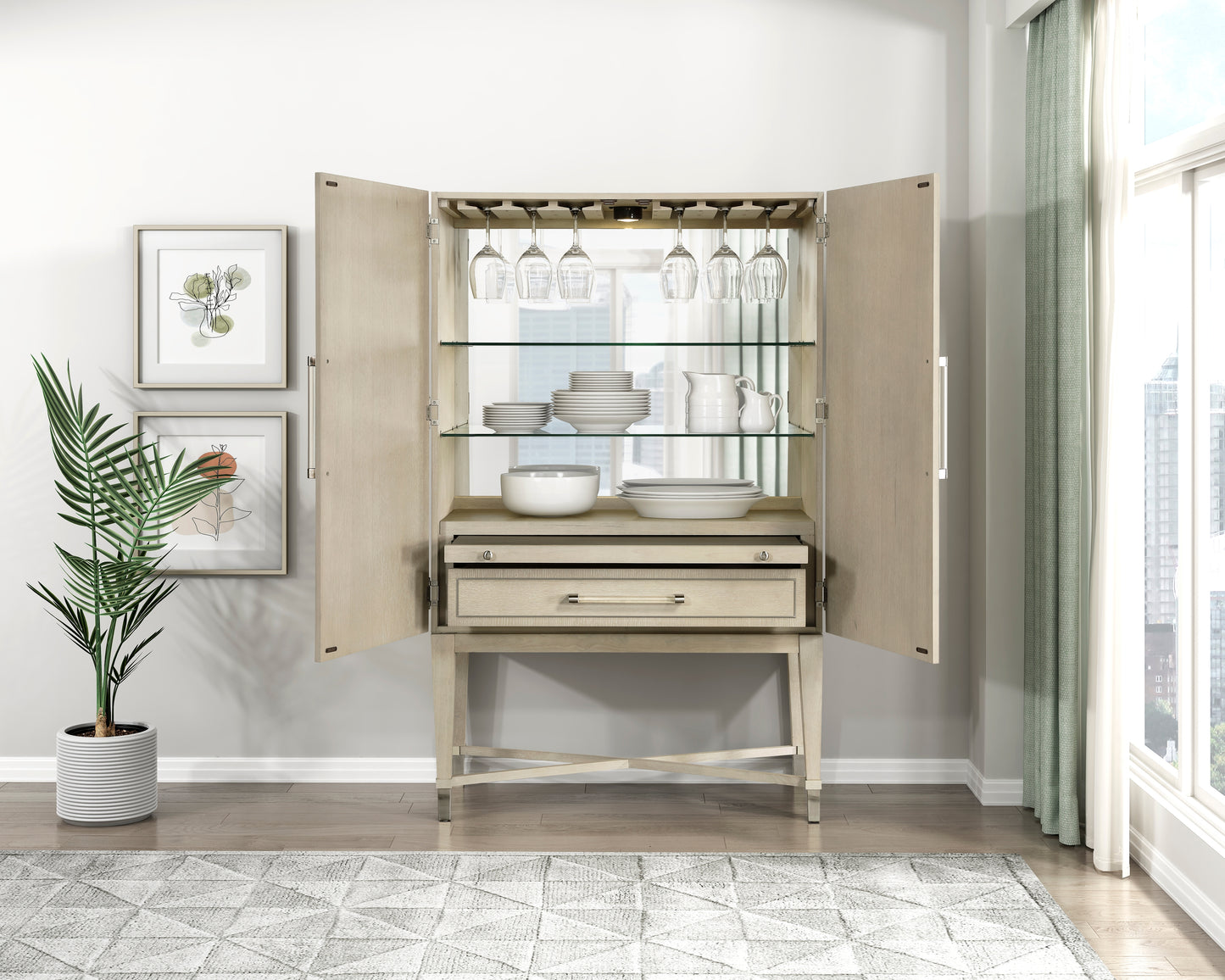 1312-44C - Bar Cabinet