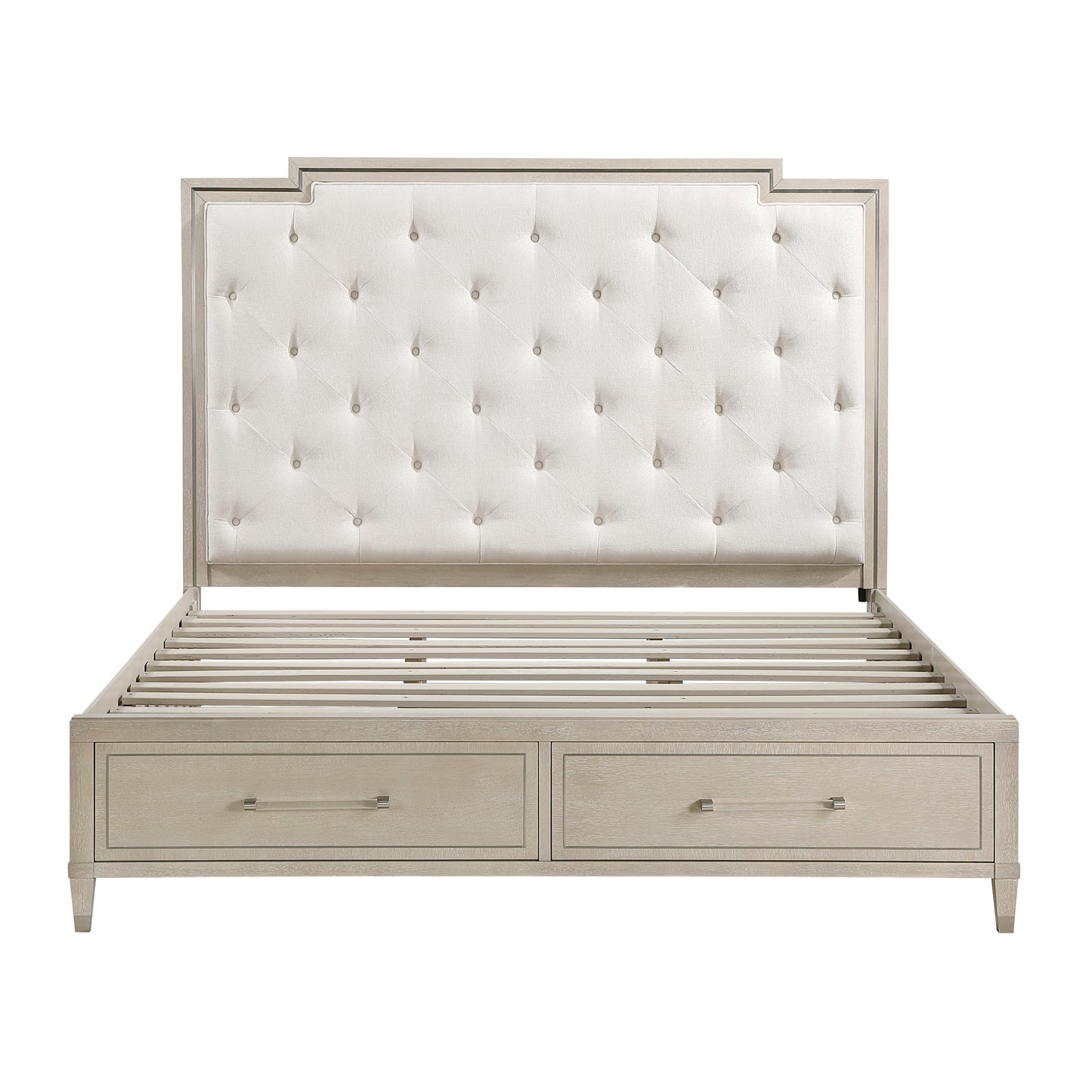 1312K-1EK* - (3) Eastern King Platform Bed with Footboard Storage