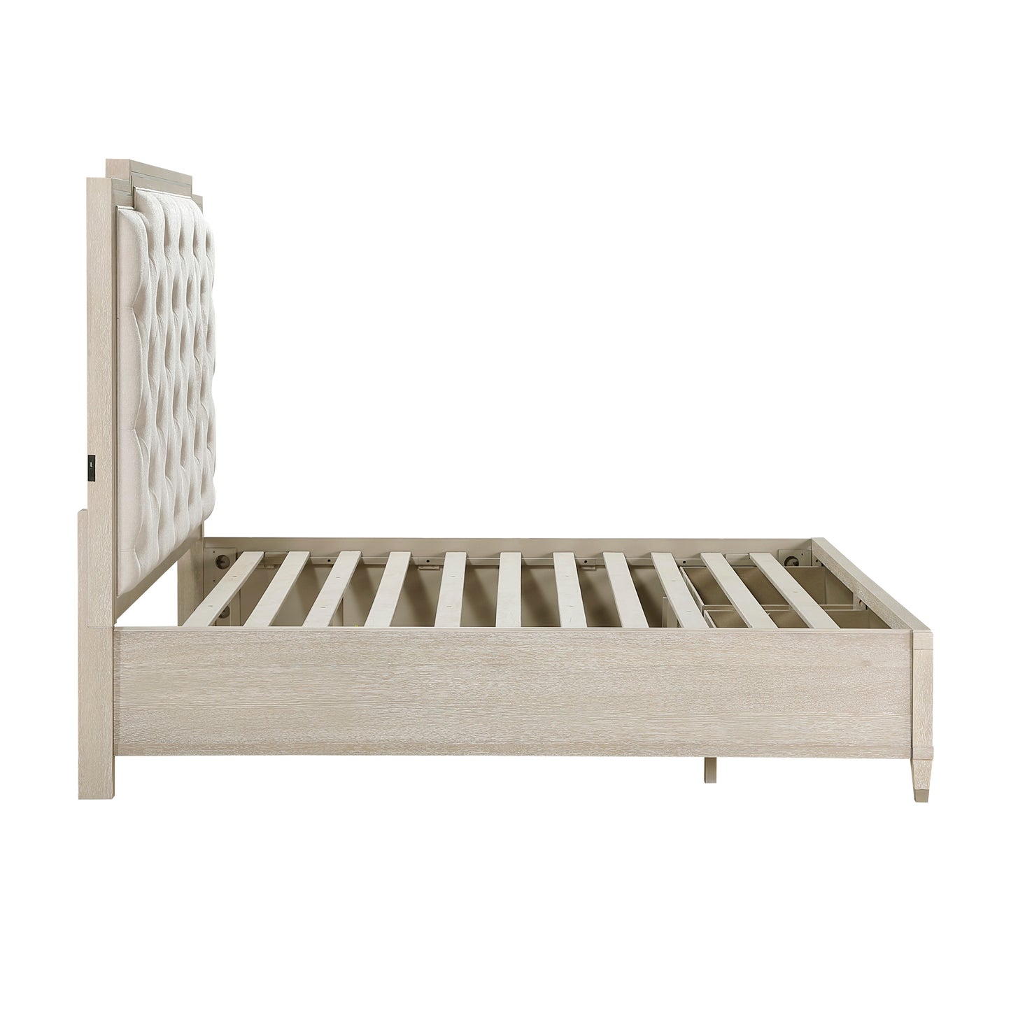 1312K-1CK* - (3) California King Platform Bed with Footboard Storage