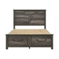 1342K-1CK* - (3) California King Platform Bed with Footboard Storage