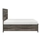 1342K-1CK* - (3) California King Platform Bed with Footboard Storage