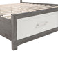 1366K-1EK* - (3) Eastern King Platform Bed with Footboard Storage