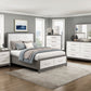 1366-1* - (3) Queen Platform Bed with Footboard Storage