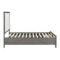 1366-1* - (3) Queen Platform Bed with Footboard Storage