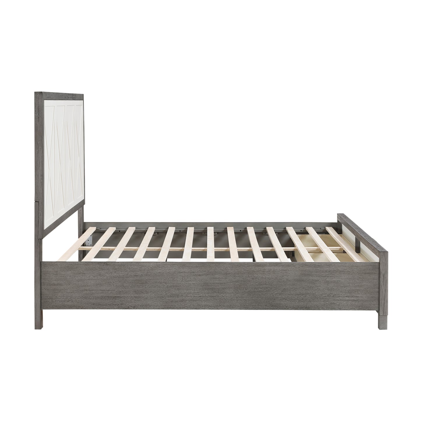 1366K-1EK* - (3) Eastern King Platform Bed with Footboard Storage