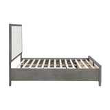 1366K-1EK* - (3) Eastern King Platform Bed with Footboard Storage