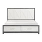 1366K-1CK* - (3) California King Platform Bed with Footboard Storage