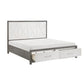 1366K-1CK* - (3) California King Platform Bed with Footboard Storage