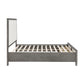 1366K-1CK* - (3) California King Platform Bed with Footboard Storage