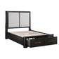 1381K-1CK* - (3) California King Platform Bed with Footboard Storage