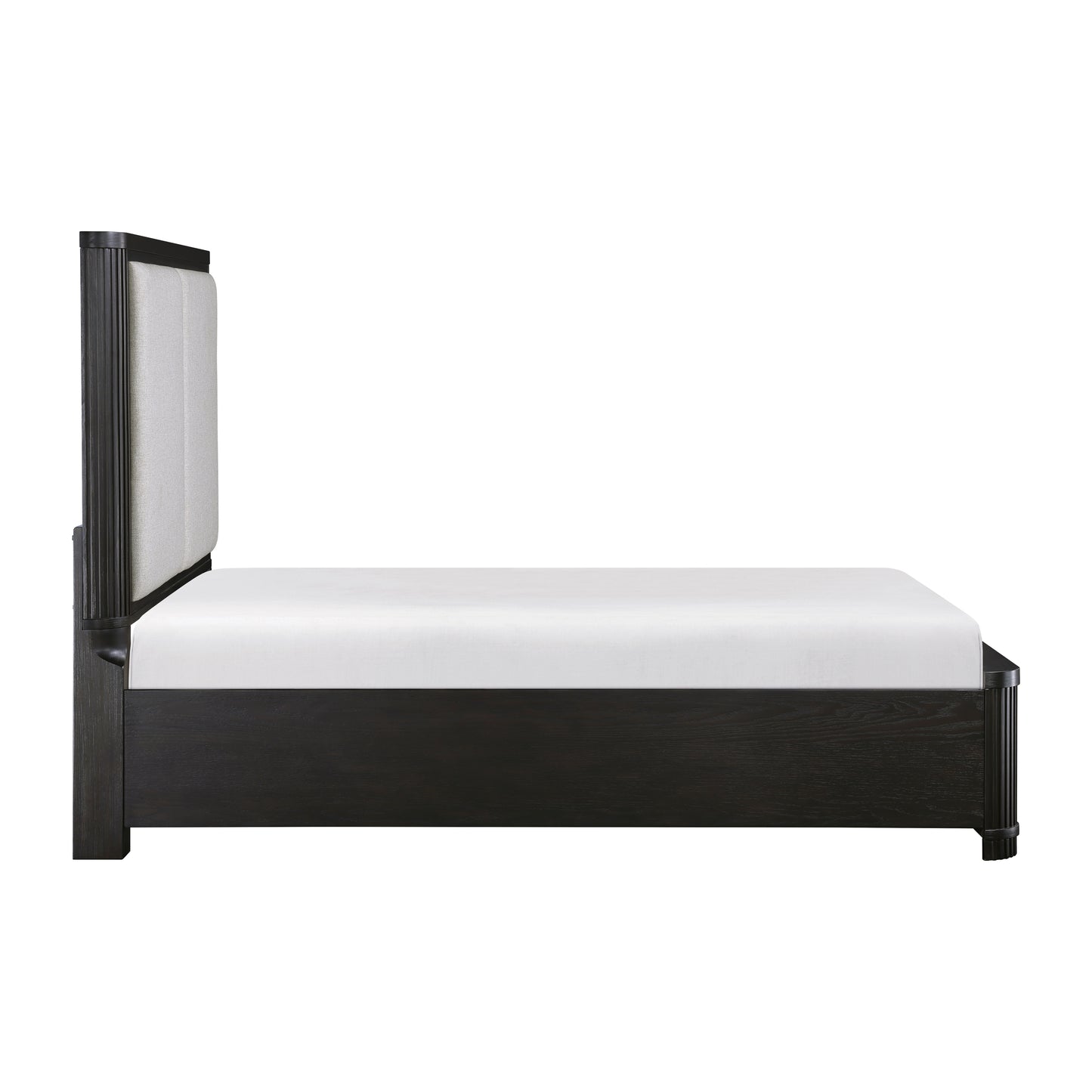 1381-1* - (3) Queen Platform Bed with Footboard Storage