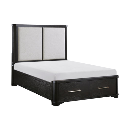 1381K-1CK* - (3) California King Platform Bed with Footboard Storage