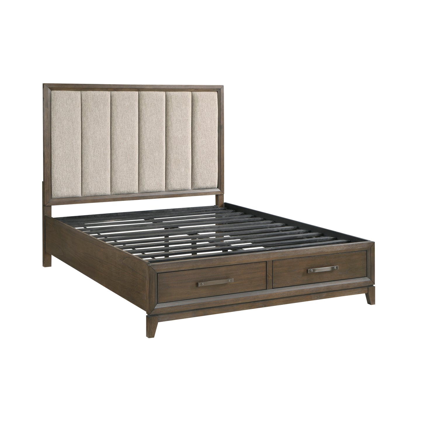 1422KN-1CK* - (3) California King Platform Bed with Footboard Storage