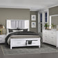 1486K-1CK* - (3) California King Platform Bed with Footboard Storage