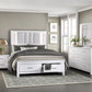 1486K-1EK* - (3) Eastern King Platform Bed with Footboard Storage