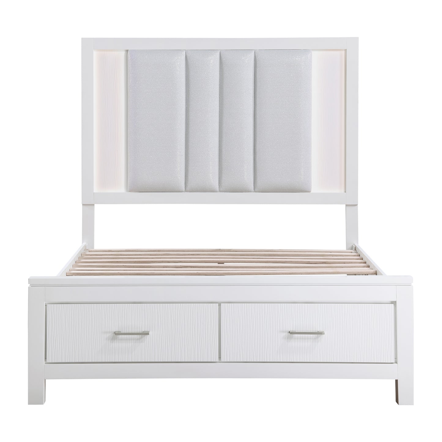 1486K-1CK* - (3) California King Platform Bed with Footboard Storage