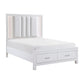 1486K-1EK* - (3) Eastern King Platform Bed with Footboard Storage