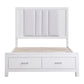 1486K-1EK* - (3) Eastern King Platform Bed with Footboard Storage