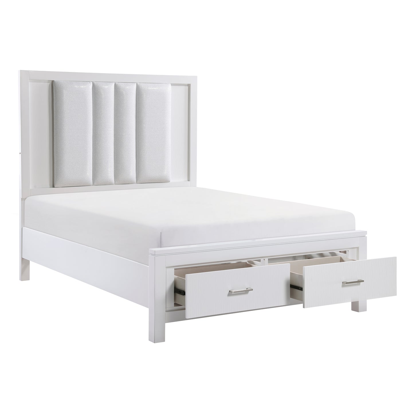 1486K-1EK* - (3) Eastern King Platform Bed with Footboard Storage