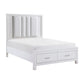 1486K-1CK* - (3) California King Platform Bed with Footboard Storage