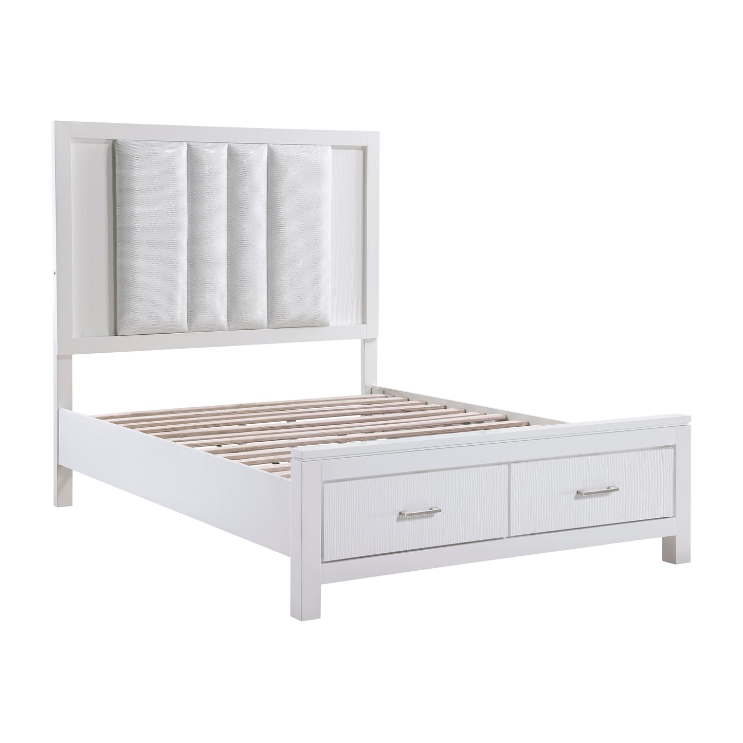 1486K-1CK* - (3) California King Platform Bed with Footboard Storage