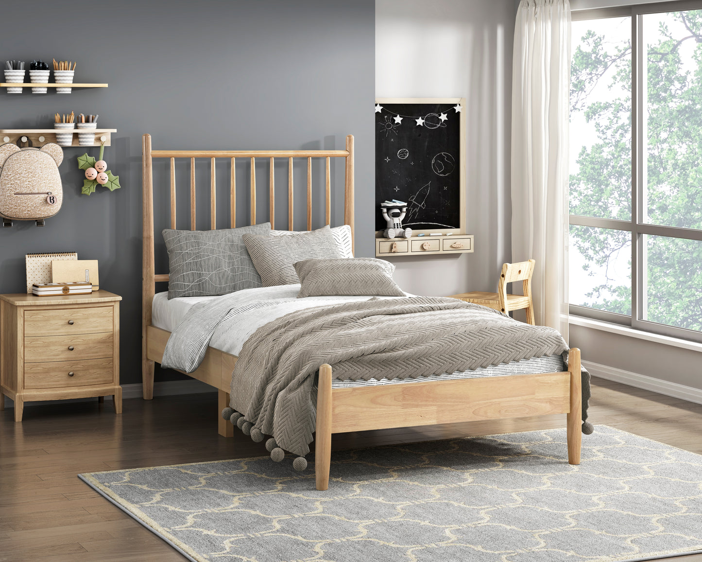 1490T-1 - Twin Platform Bed