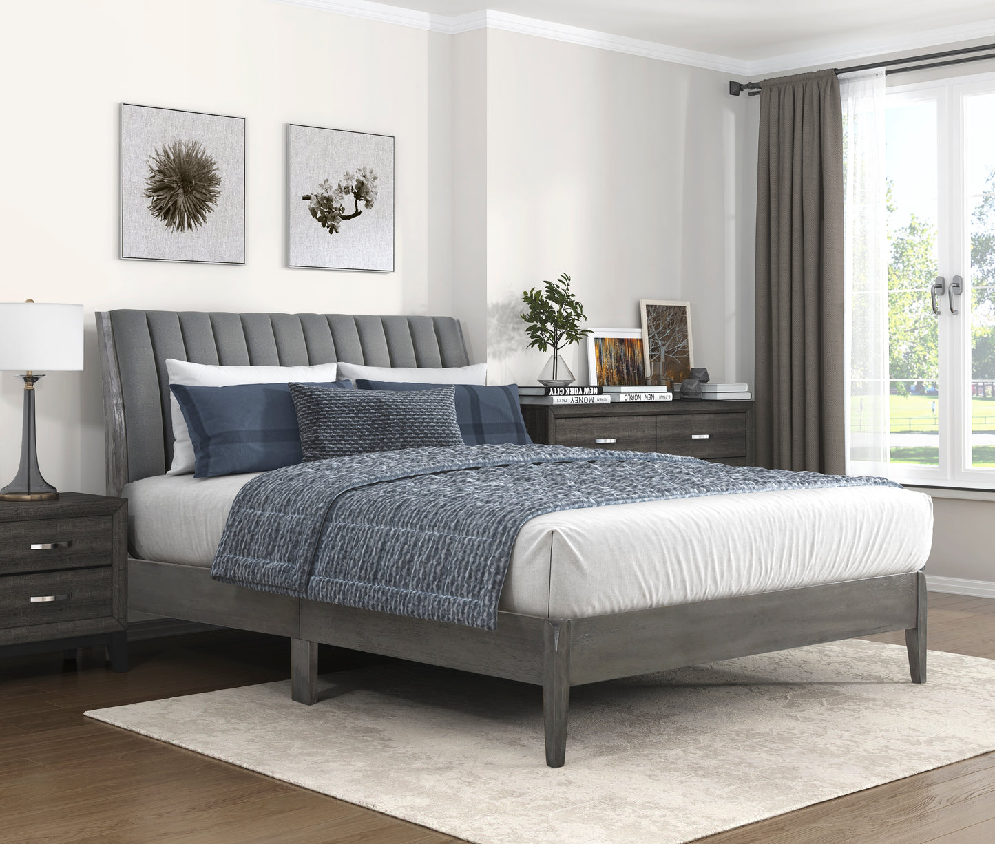 1492GYK-1CK - California King Platform Bed