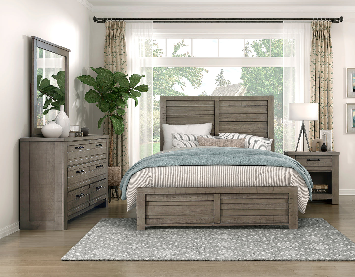 1498GY-1* - (3) Queen Bed