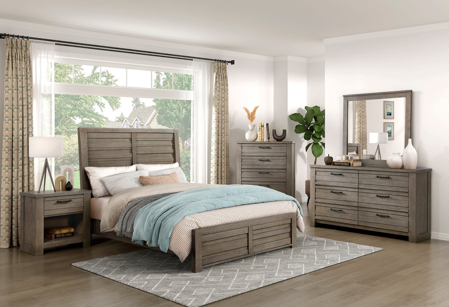 1498GY-1* - (3) Queen Bed