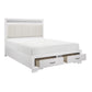 1505WK-1CK* - (3) California King Platform Bed with Footboard Storage