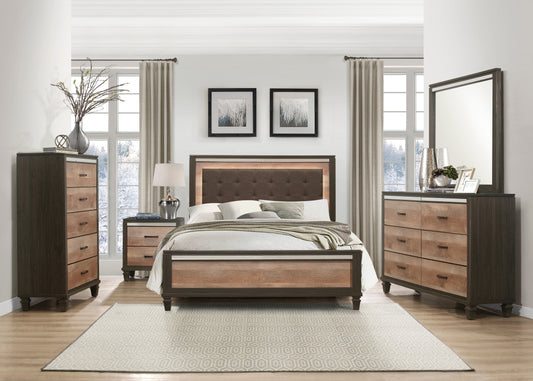 1518-1* - (2) Queen Bed with LED Lighting