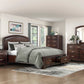 1520CH-1* - (3) Queen Platform Bed with Footboard Storage