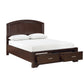 1520CHK-1CK* - (3) California King Platform Bed with Footboard Storage