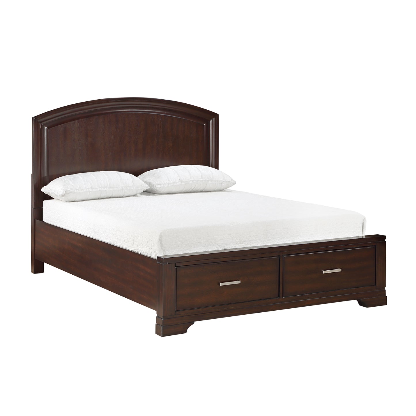 1520CHK-1CK* - (3) California King Platform Bed with Footboard Storage