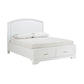 1520WHK-1CK* - (3) California King Platform Bed with Footboard Storage