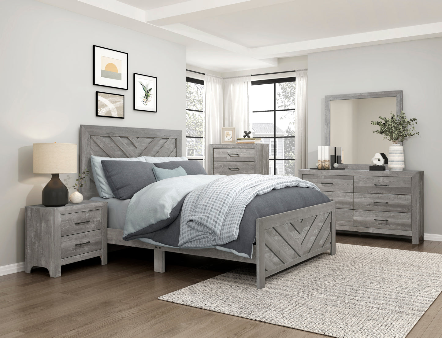 1534NPGY-1 - Queen Bed