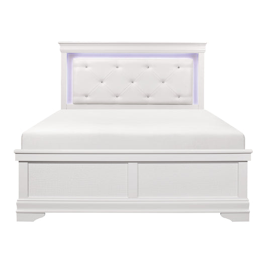 1556WK-1EK* - (2) Eastern King Bed with LED Lighting