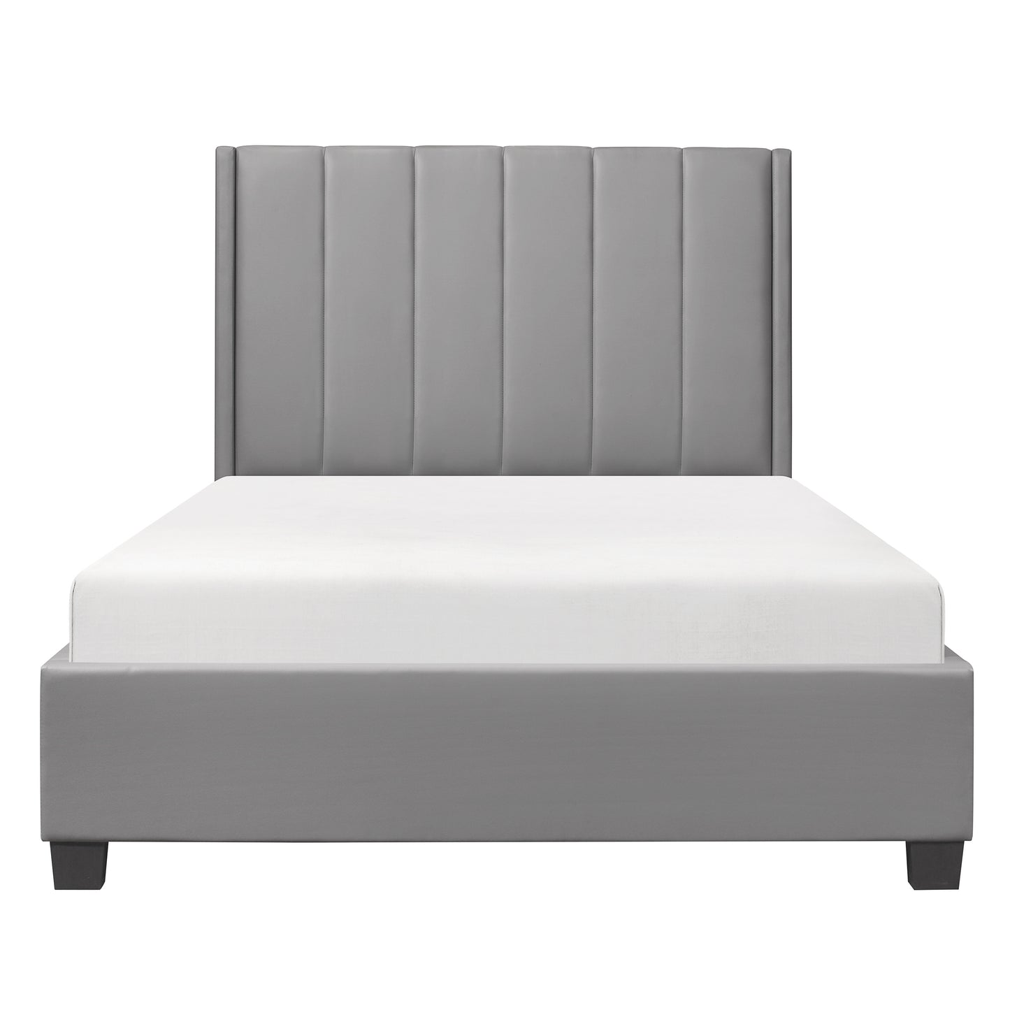 1570GY-1* - (2) Queen Platform Bed