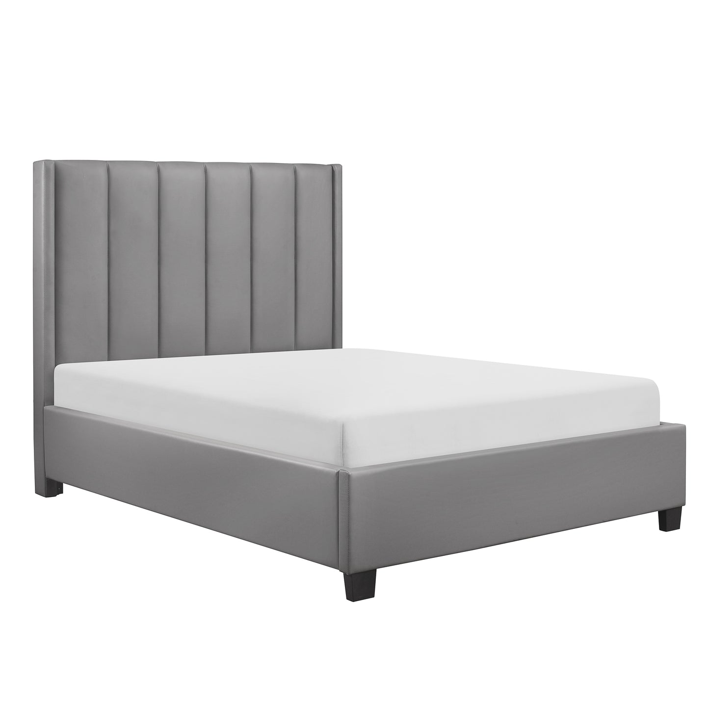 1570GY-1* - (2) Queen Platform Bed