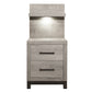 1577-4P* - (2) Night Stand with Wall Panel