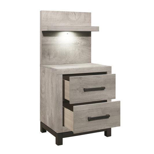 1577-4P* - (2) Night Stand with Wall Panel