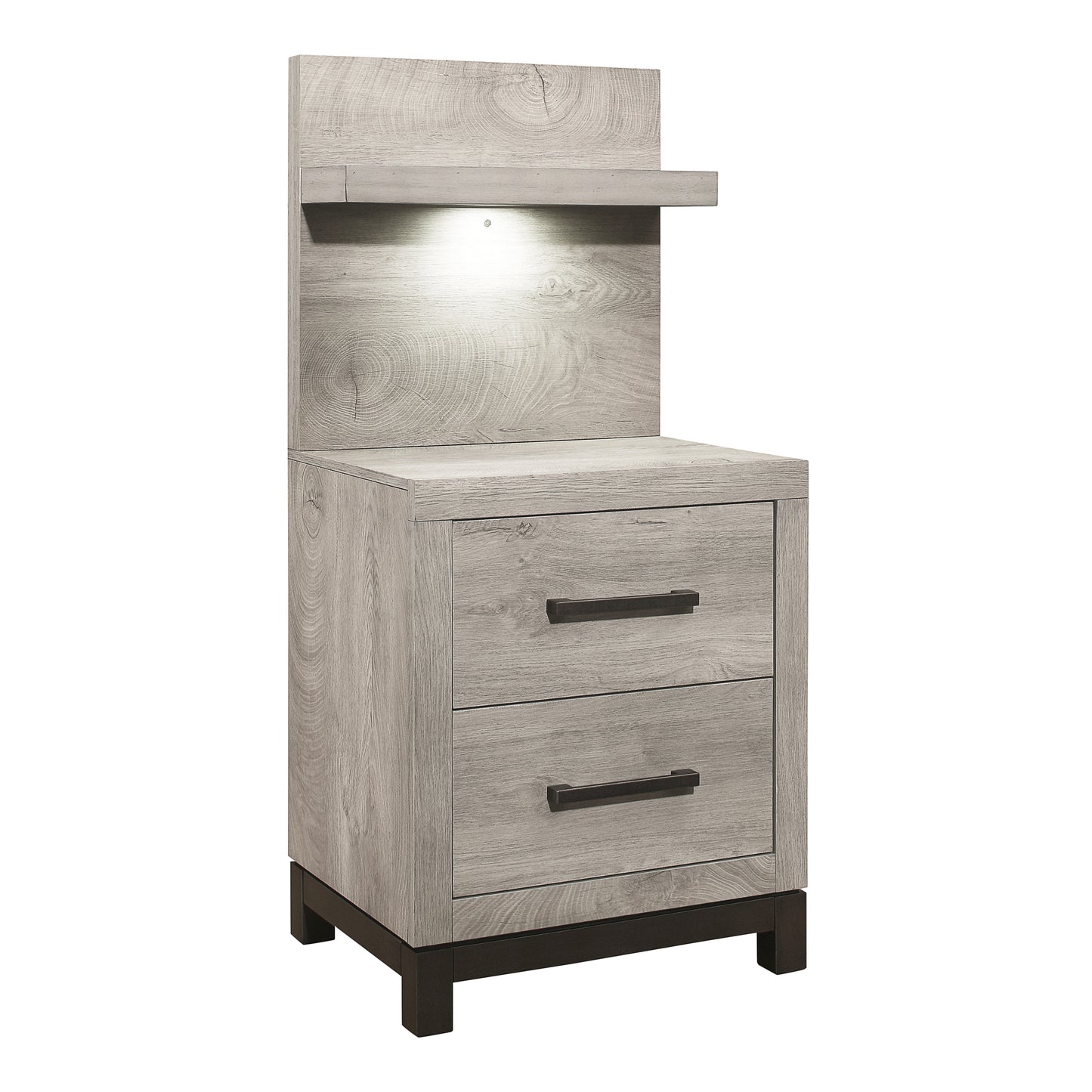 1577-4P* - (2) Night Stand with Wall Panel