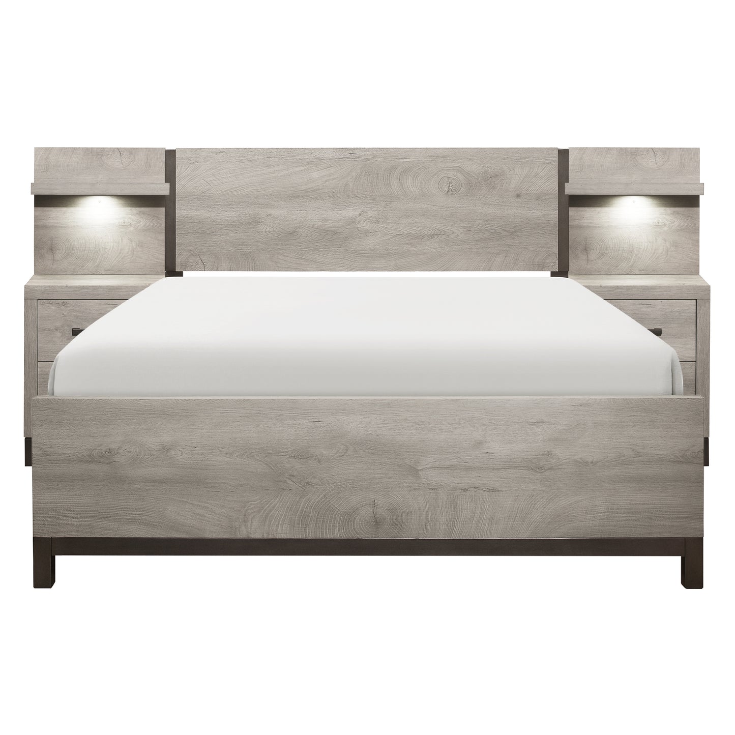 1577K-1EK*WB - 5pc Set Eastern King Wall Bed (EKB+2NS+2NS-P)